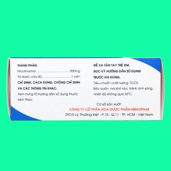 Vitamin PP 500mg Mekophar