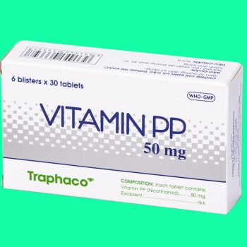 Thuốc Vitamin PP 50mg Traphaco có tác dụng phòng ngừa tình trạng thiếu hụt nicotinamid