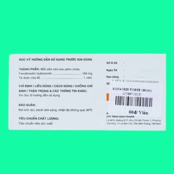 Xonatrix Forte 180mg