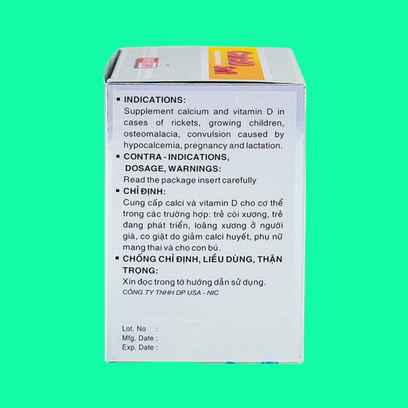Calcisoft CalciD Soft cung cấp Calci và Vitamin D, giúp xương chắc khỏe