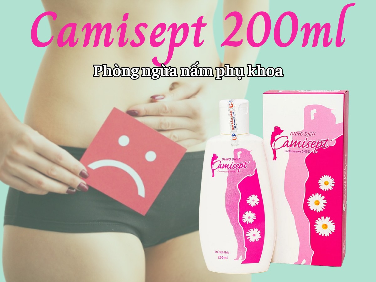 Camisept 200ml phòng ngừa nấm phụ khoa