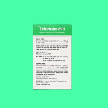 Cefuroxim 250 VPC Pharimexco