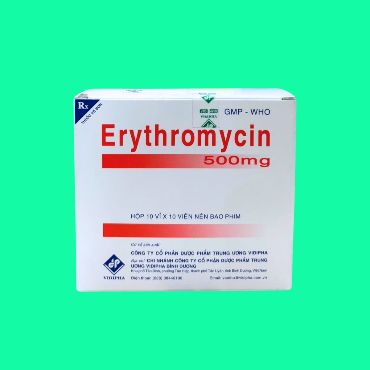 erythromycin-tab-500mg-1 Erythromycin 500mg Vidipha