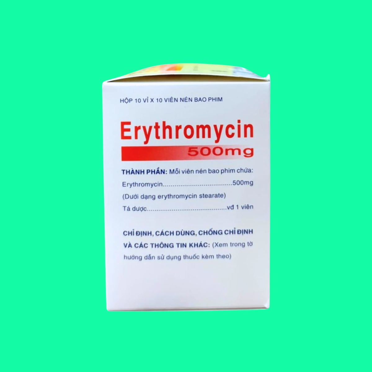 erythromycin-tab-500mg-6 Erythromycin 500mg Vidipha