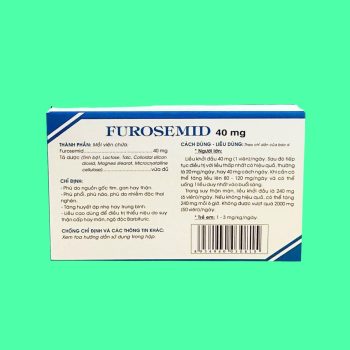 Furosemid 40mg Traphaco