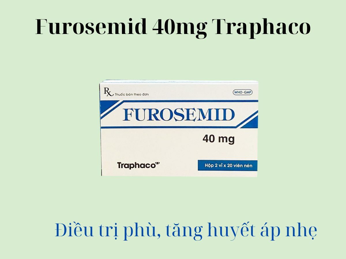 Furosemid 40mg Traphaco 13 Furosemid 40mg Traphaco