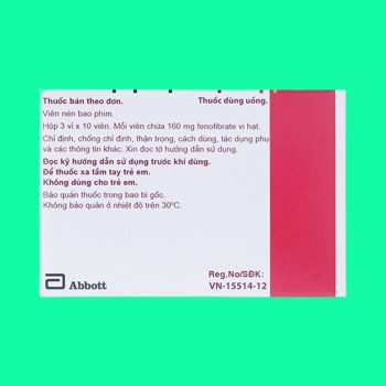 Lipanthyl Supra 160mg