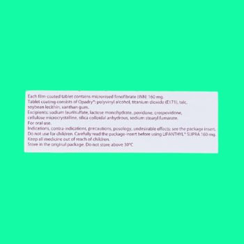 Lipanthyl Supra 160mg