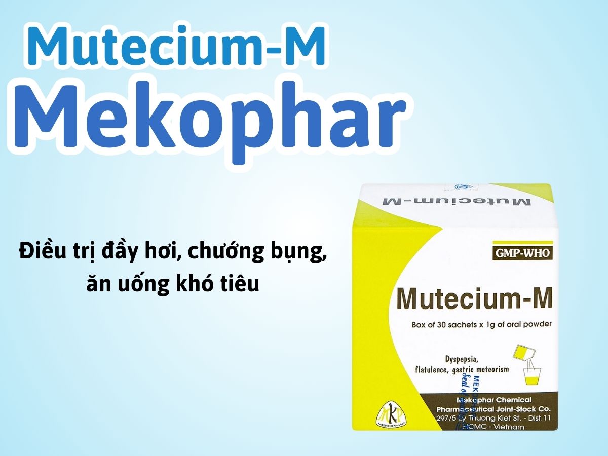 Mutecium-M Hộp 30 Gói 10 Mutecium-M