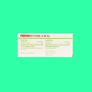 Novomycine 3 M.IU