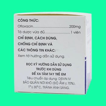 Ofloxacin 200mg Mekophar