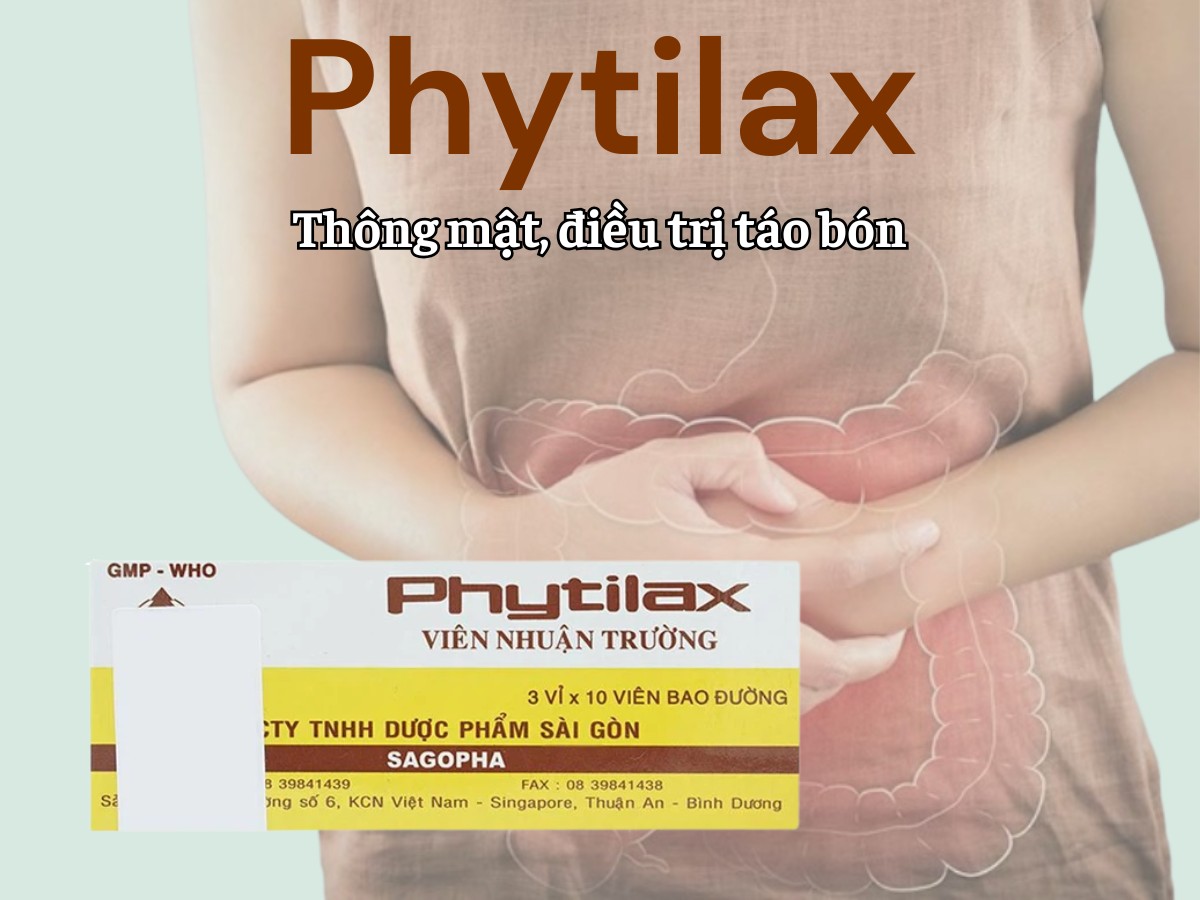 Phytilax giúp thông mật, điều trị táo bón