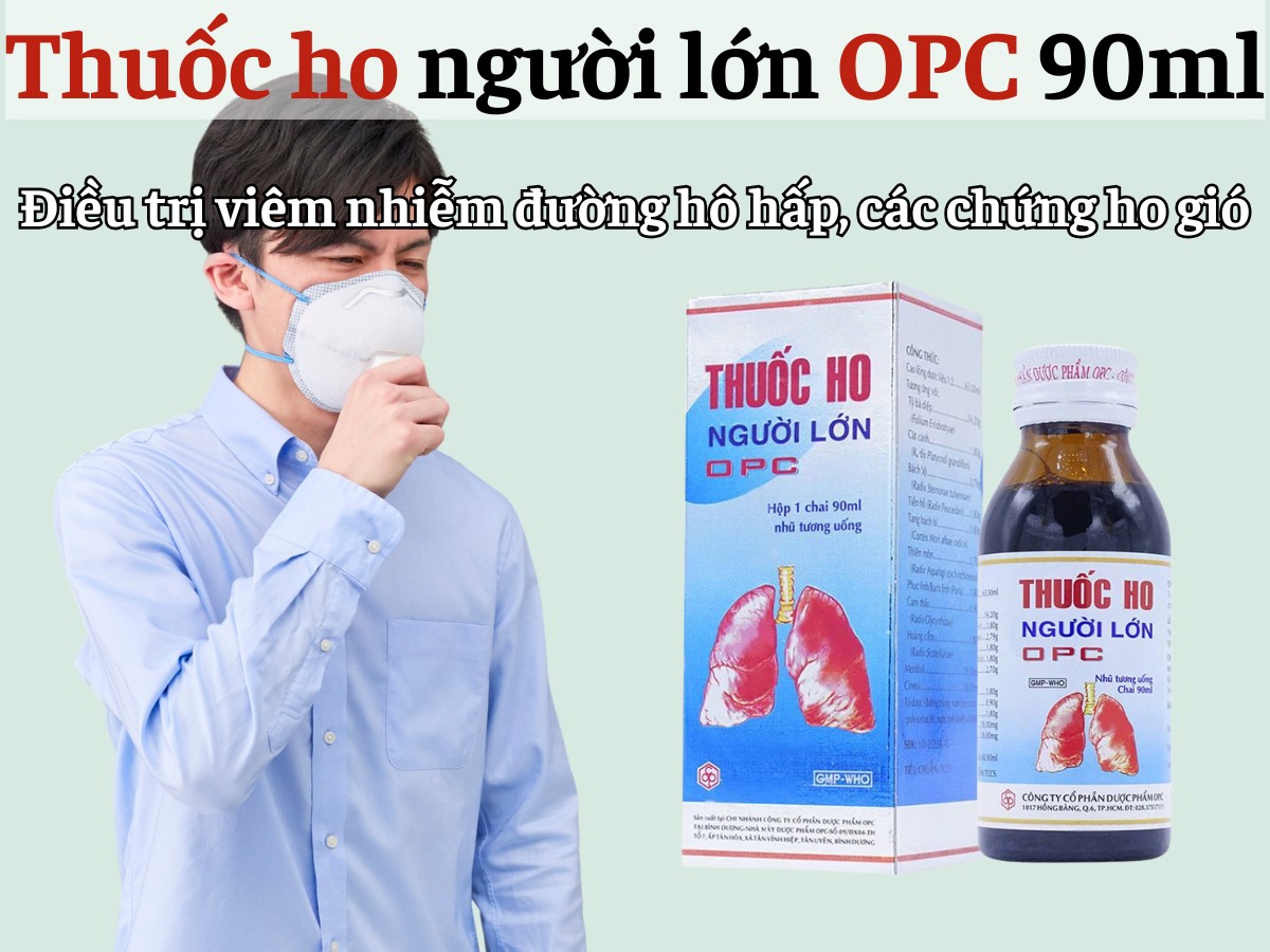 CalciD Soft 10 Thuốc ho người lớn OPC 90ml điều trị viêm nhiễm đường hô hấp, các chứng ho gió