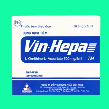 Thuốc Vin-Hepa 500mg/5ml được chỉ định trong hỗ trợ điều trị các bệnh lý ở gan