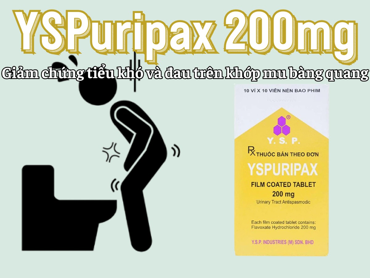 YSPuripax 200mg 9 YSPuripax 200mg giảm chứng tiểu khó