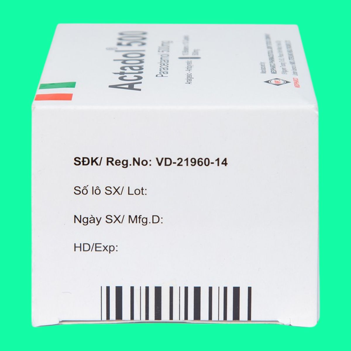 Actadol-500-7 Thuốc Actadol 500 giúp hạ sốt, giảm đau mức độ nhẹ đến vừa