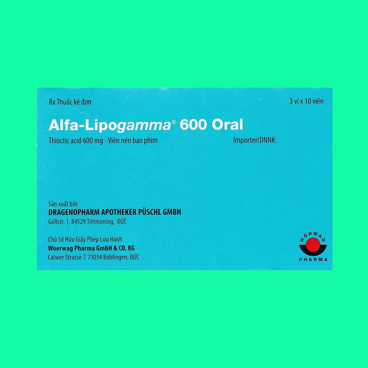 Alfa-Lipogamma 600 Oral (2) Alfa-Lipogamma 600 Oral