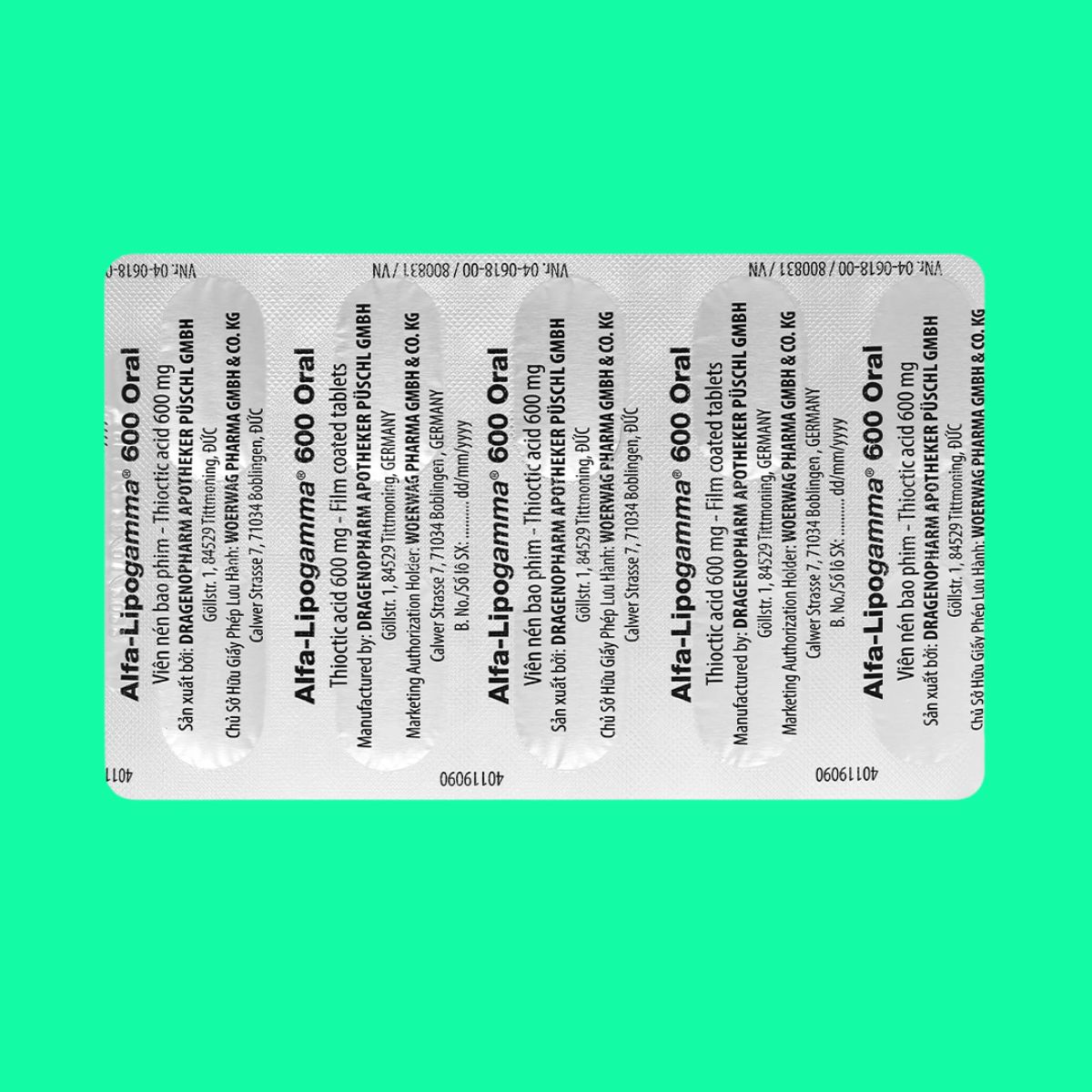 Alfa-Lipogamma 600 Oral (8) Alfa-Lipogamma 600 Oral