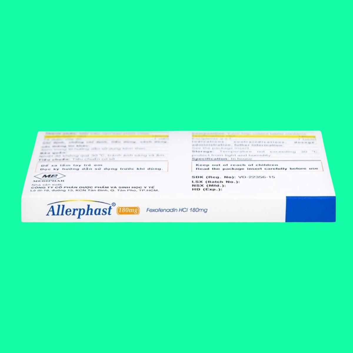 Allerphast 180mg (4) Allerphast 180mg