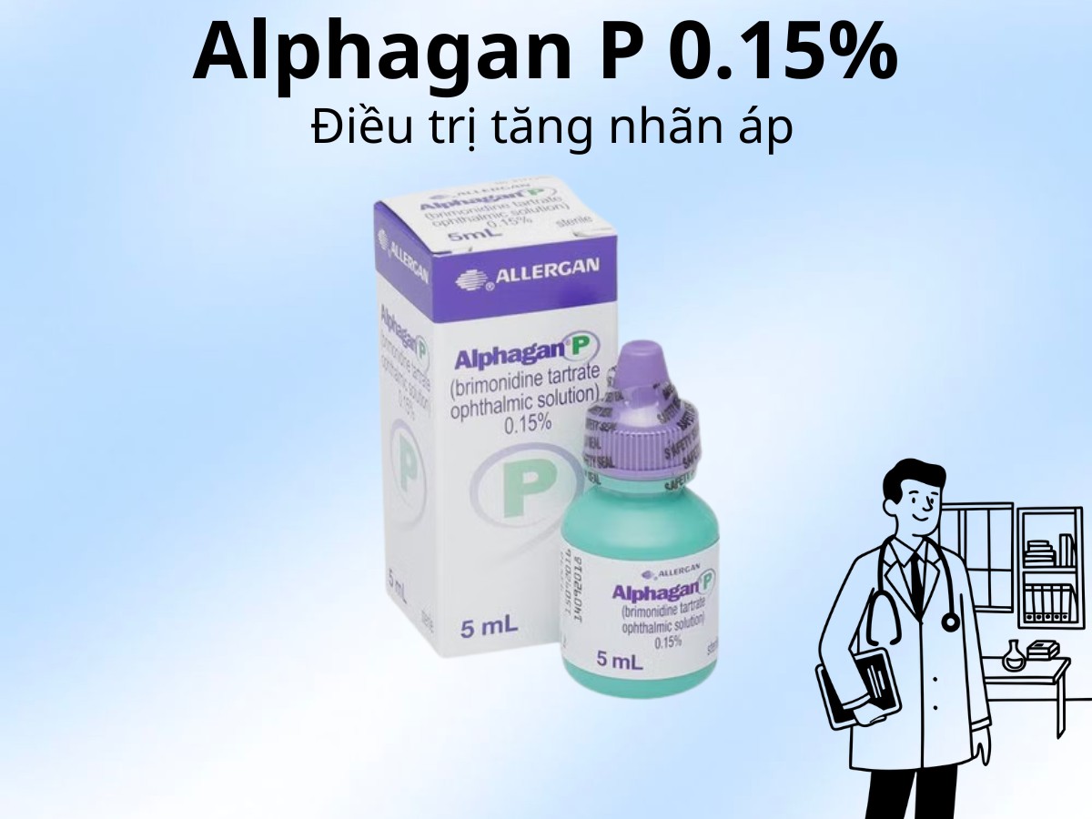 Alphagan P 0.15% 6 Alphagan P 0.15% điều trị tăng nhãn áp
