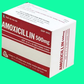 Thuốc Amoxicillin 500mg Mekophar điều trị các trường hợp nhiễm khuẩn do vi khuẩn nhạy cảm với thuốc