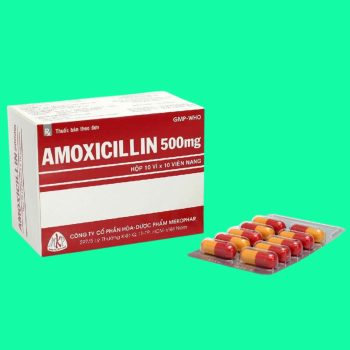 Thuốc Amoxicillin 500mg Mekophar điều trị các trường hợp nhiễm khuẩn do vi khuẩn nhạy cảm với thuốc