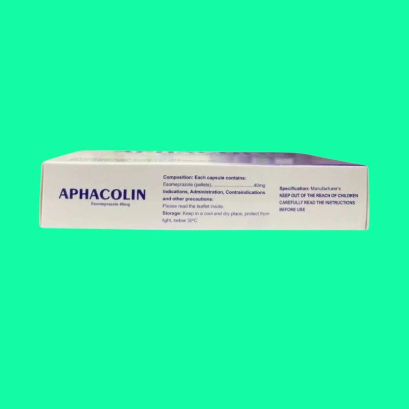 Thuốc Aphacolin 40mg – điều trị hội chứng trào ngược dạ dày thực quản
