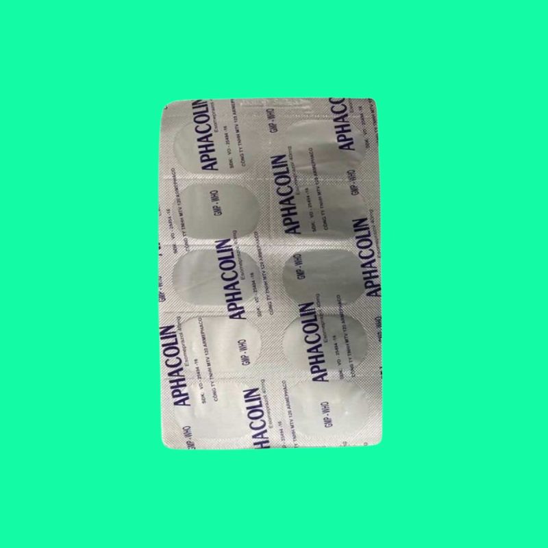 Thuốc Aphacolin 40mg – điều trị hội chứng trào ngược dạ dày thực quản