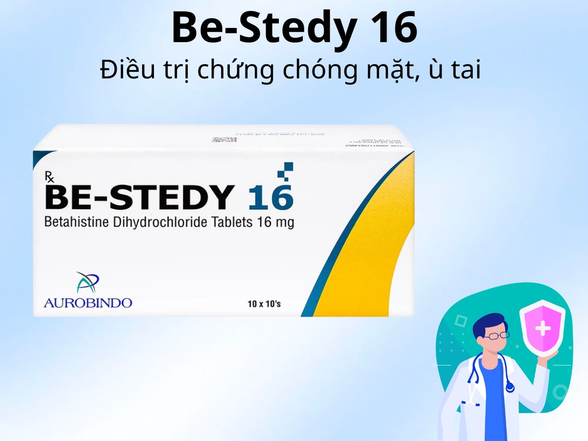 Be-Stedy 16 9 Be-Stedy 16 điều trị chứng chóng mặt, ù tai