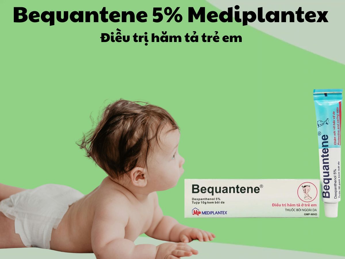 Kem bôi da Bequantene 5% Mediplantex 9 Kem bôi da Bequantene 5% Mediplantex giúp làm dịu tình trạng ngứa