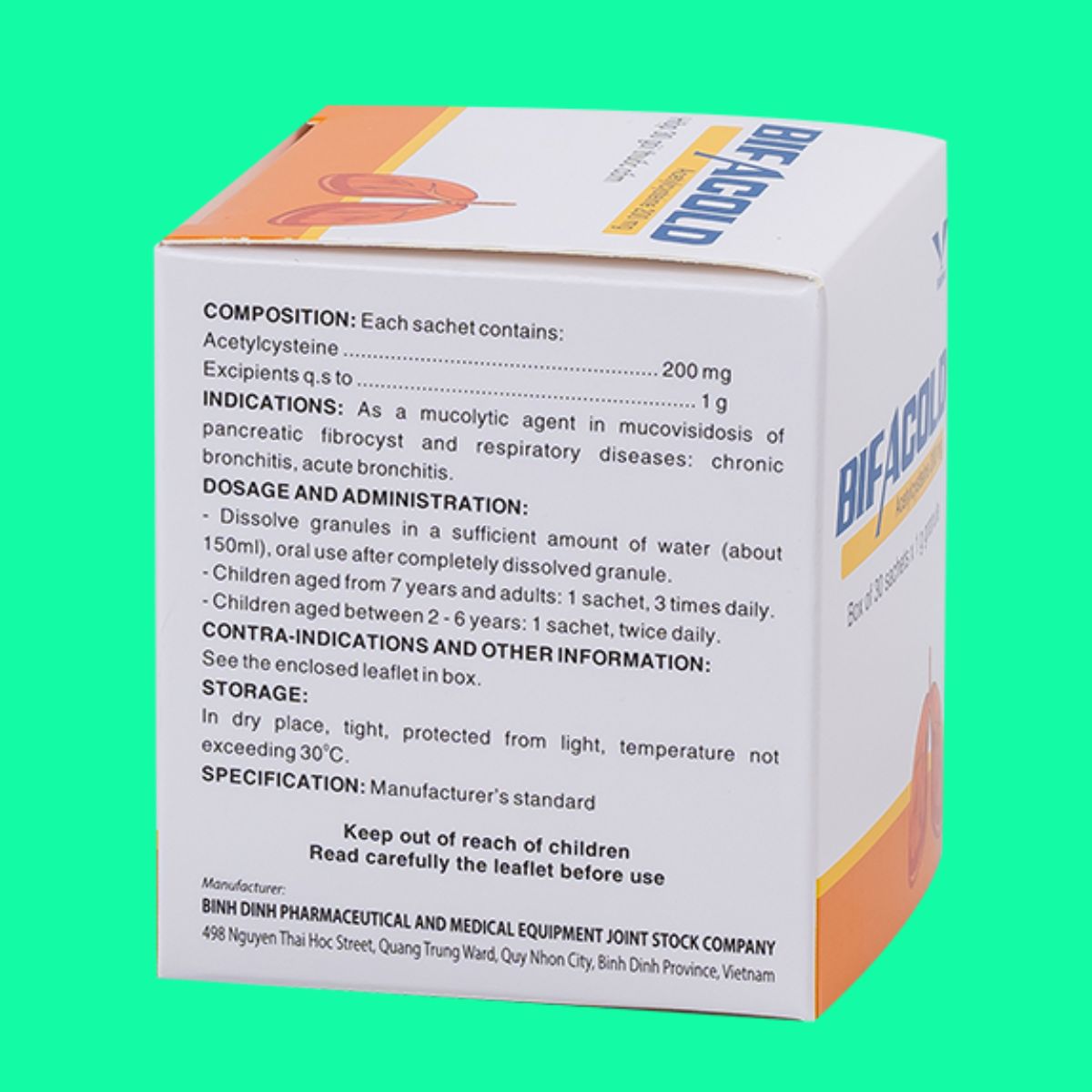 Bifacold 200mg (4) Bifacold 200mg