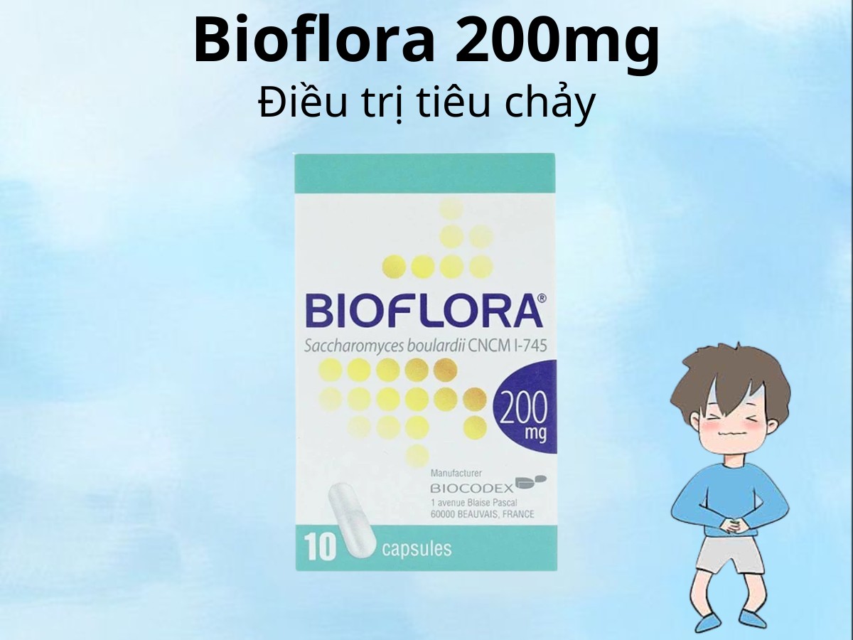 Bioflora 200mg 10 Bioflora 200mg điều trị tiêu chảy
