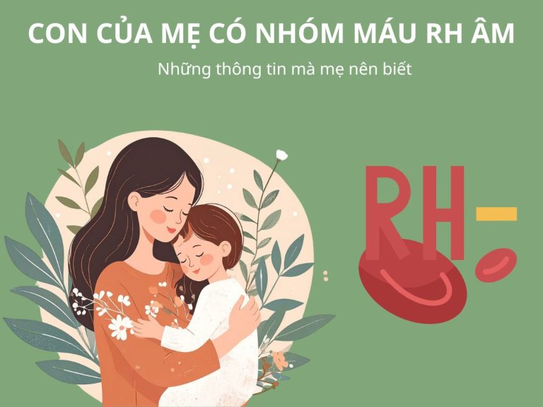 CON CỦA MẸ CÓ NHÓM MÁU RH ÂM 1 CON CỦA MẸ CÓ NHÓM MÁU RH ÂM