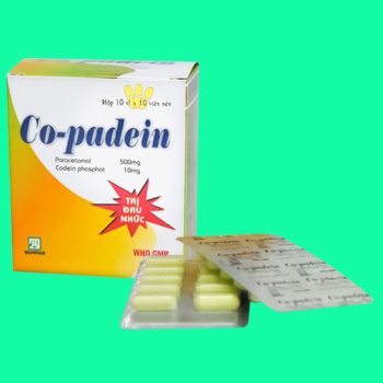 Thuốc Co-Padein 500/10 giúp giảm đau cấp tính mức độ trung bình