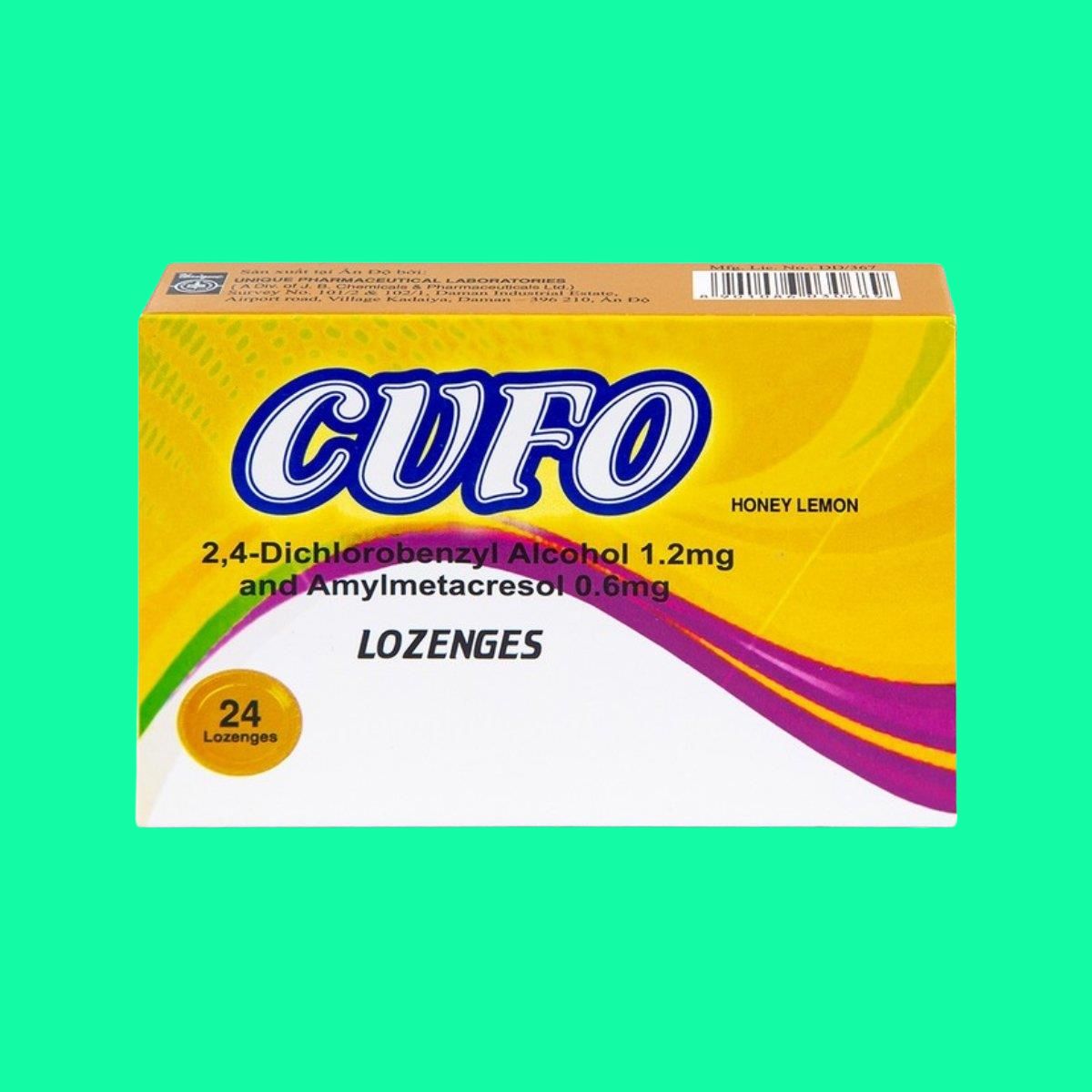 Cufo Lozenges (Honey Lemon) (3) Cufo Lozenges (Honey Lemon)