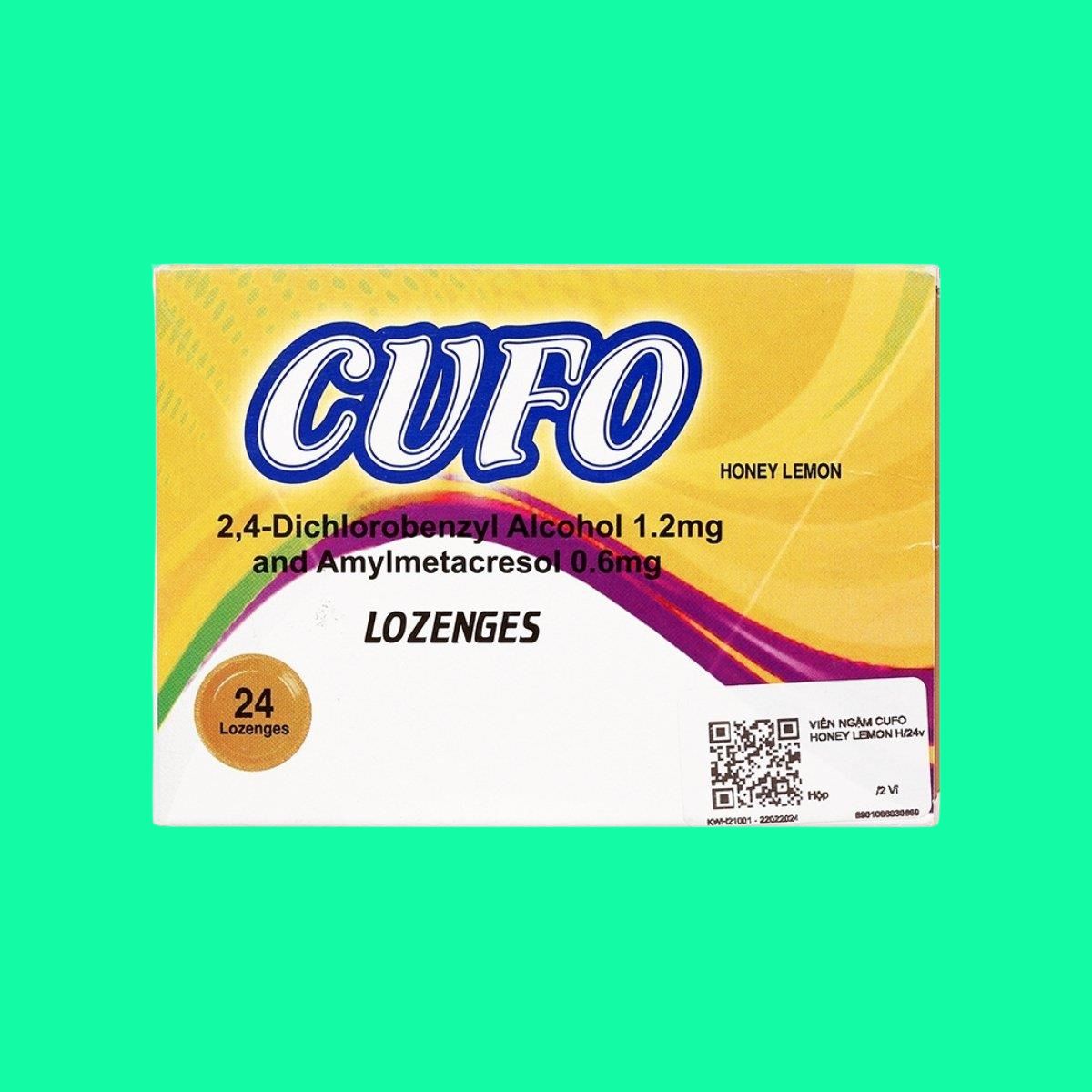 Cufo Lozenges (Honey Lemon) (4) Cufo Lozenges (Honey Lemon)