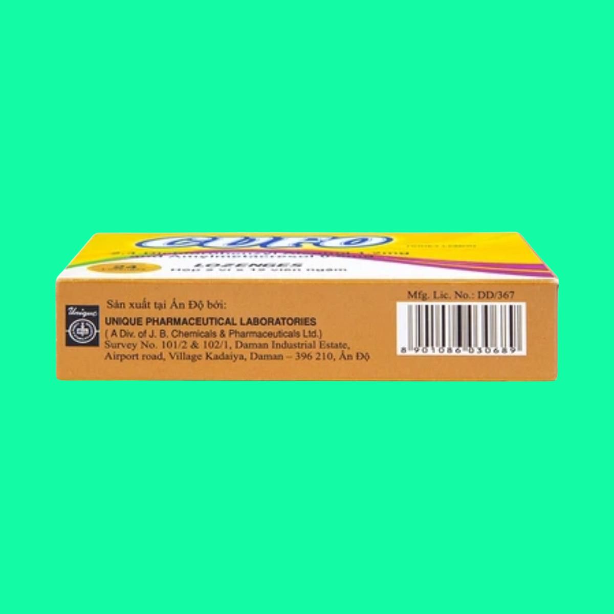 Cufo Lozenges (Honey Lemon) (8) Cufo Lozenges (Honey Lemon)