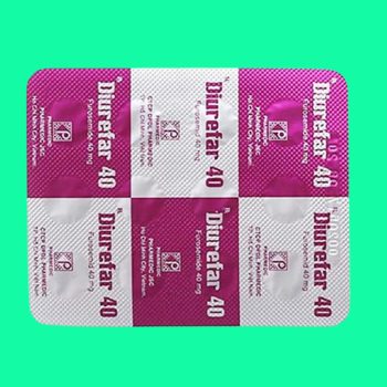 Thuốc Diurefar 40 - điều trị tăng huyết áp, phù do suy tim, bệnh thận