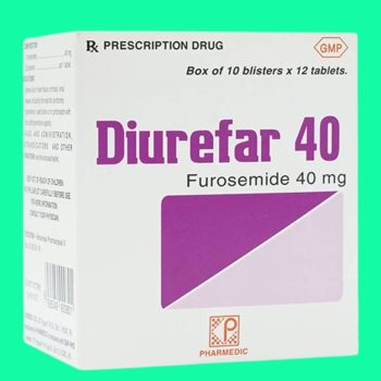 Thuốc Diurefar 40 - điều trị tăng huyết áp, phù do suy tim, bệnh thận