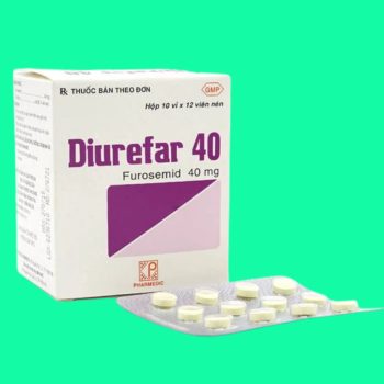 Thuốc Diurefar 40 - điều trị tăng huyết áp, phù do suy tim, bệnh thận