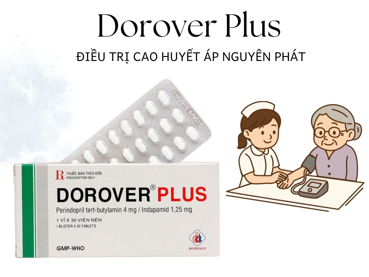 Dorover Plus 13 Thuốc Dorover Plus điều trị tăng huyết áp nguyên phát
