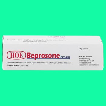 Thuốc HOE Beprosone Cream có tác dụng điều trị vêm da dị ứng, viêm da tiếp xúc