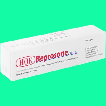 Thuốc HOE Beprosone Cream có tác dụng điều trị vêm da dị ứng, viêm da tiếp xúc