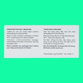 Herbesser 60mg 9 Herbesser 60mg