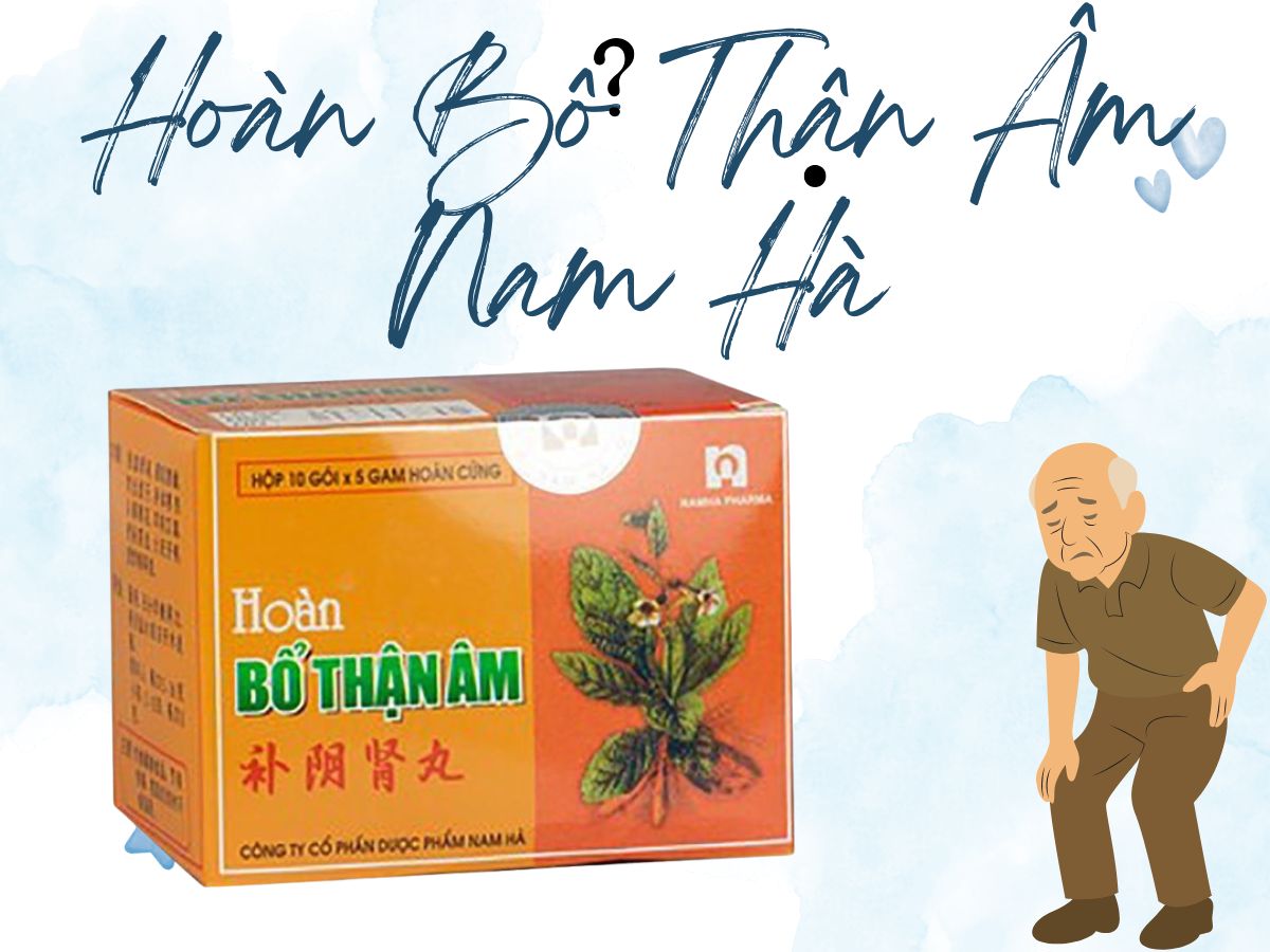 Hoàn Bổ Thận Âm Nam Hà điều trị tình trạng đau lưng, mỏi gối