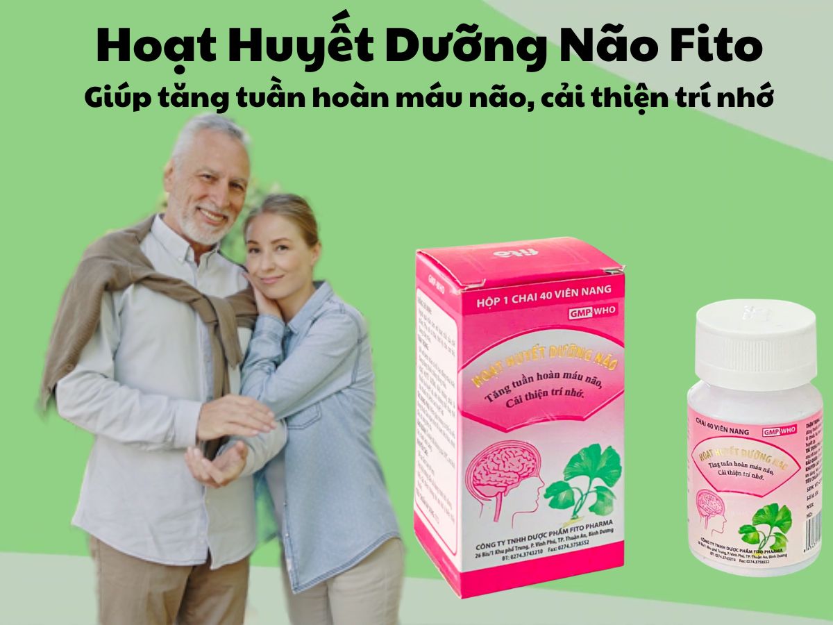 Thuốc Hoạt Huyết Dưỡng Não Fito giúp tăng cường tuần hoàn máu não