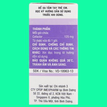 Thuốc Imeclor 125 giúp điều trị nhiễm khuẩn đường hô hấp, tiết niệu