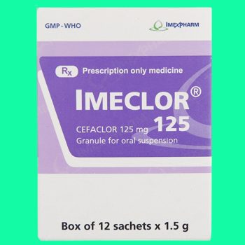 Thuốc Imeclor 125 giúp điều trị nhiễm khuẩn đường hô hấp, tiết niệu