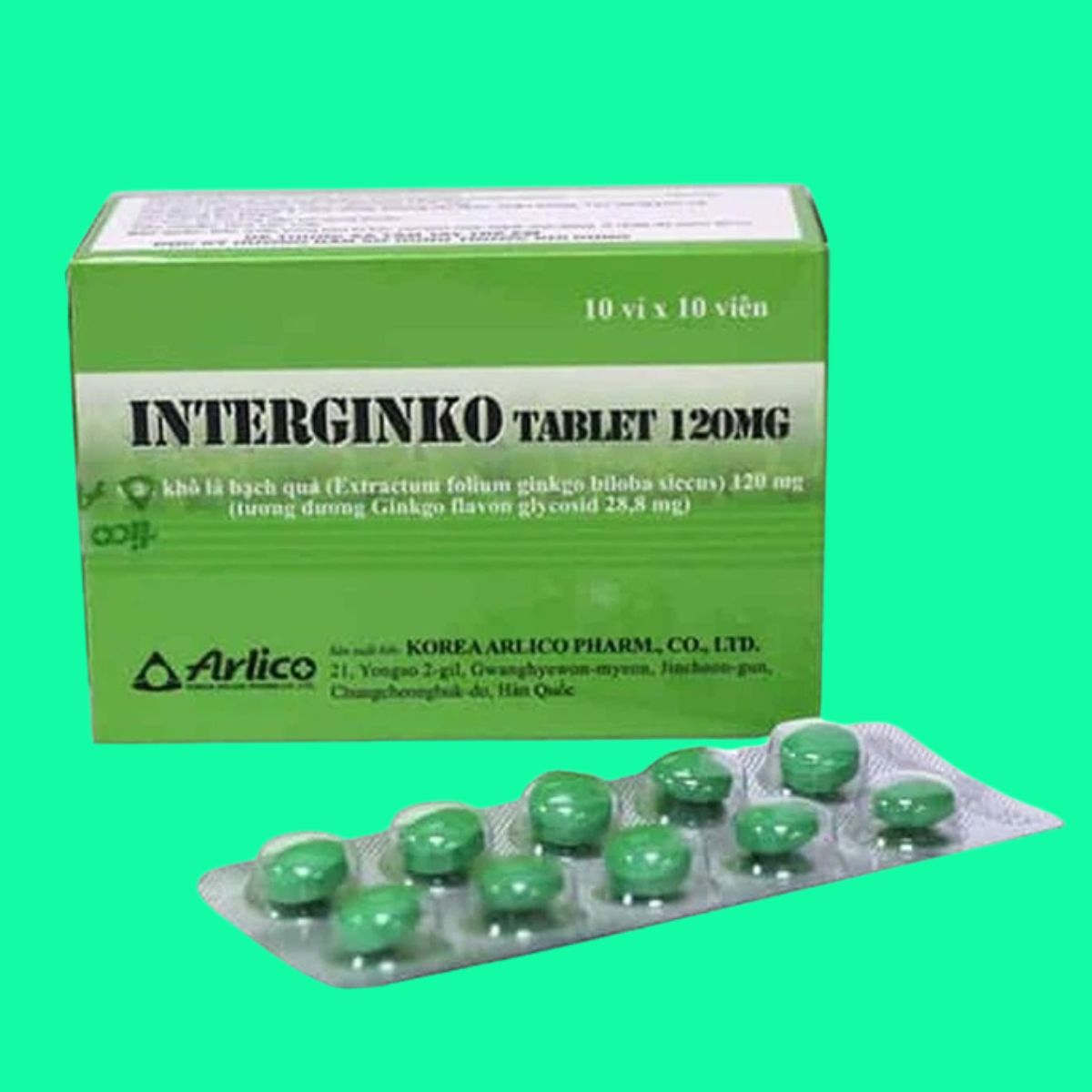 Interginko Tablet 120mg Interginko Tablet 120mg
