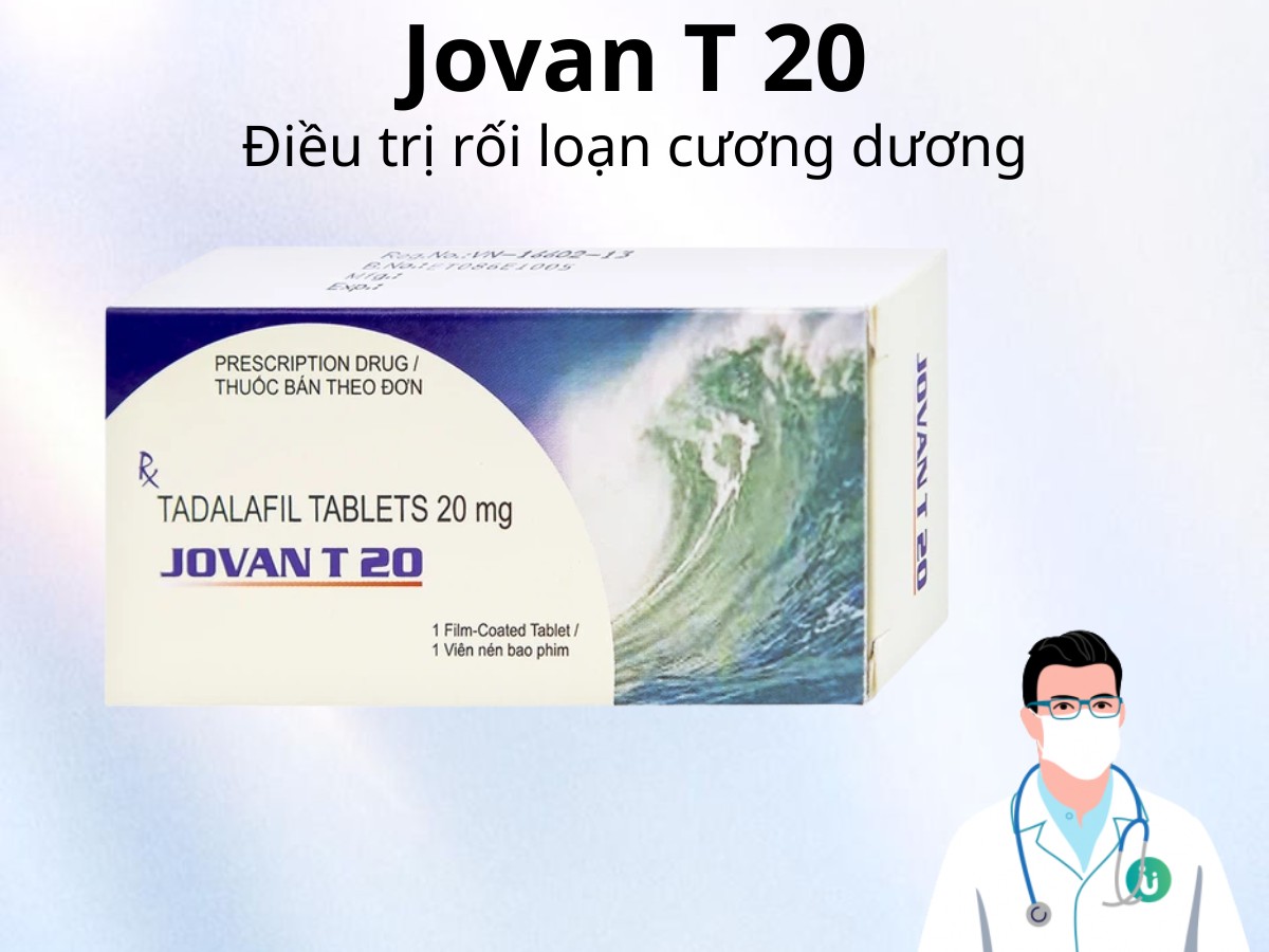 Jovan T 20 điều trị rối loạn cương dương